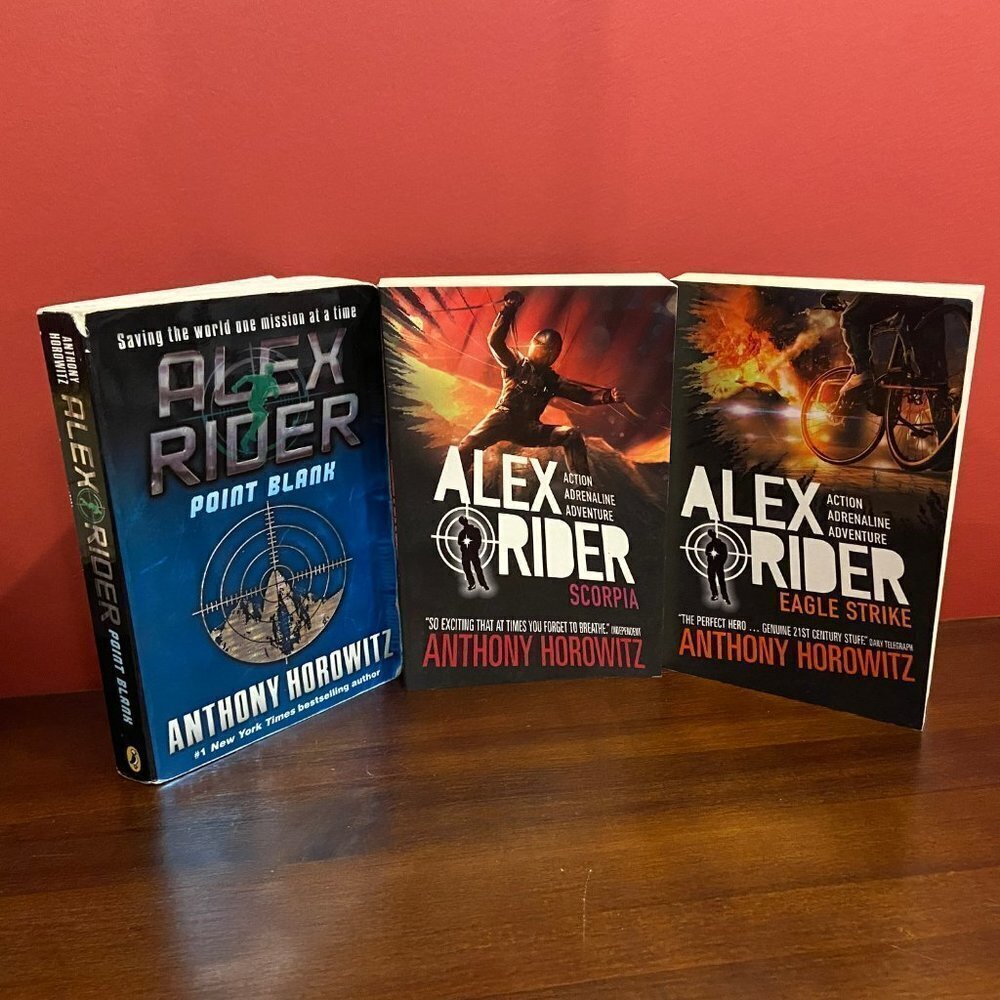 ⭐4 FOR $20⭐ Set of three Alex Rider Novels by Anthony Horowitz